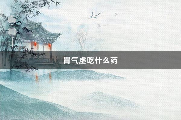 胃气虚吃什么药